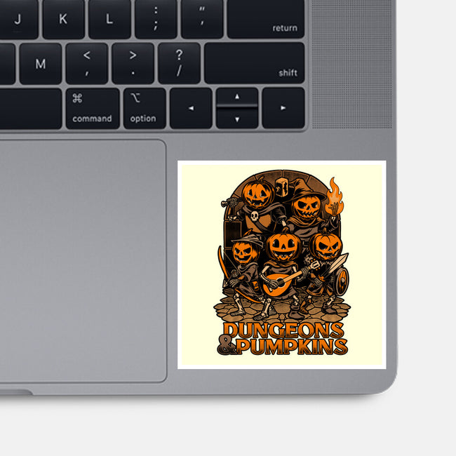 Dungeon Pumpkin RPG-None-Glossy-Sticker-Studio Mootant