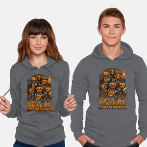 Dungeon Pumpkin RPG-Unisex-Pullover-Sweatshirt-Studio Mootant