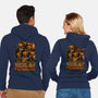 Dungeon Pumpkin RPG-Unisex-Zip-Up-Sweatshirt-Studio Mootant