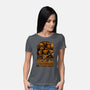 Dungeon Pumpkin RPG-Womens-Basic-Tee-Studio Mootant