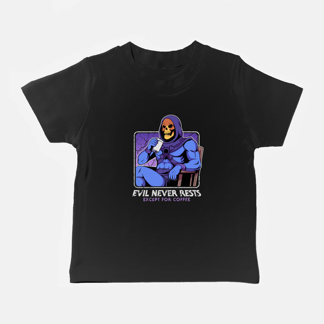Eternia's Coffee Break-Baby-Basic-Tee-hirolabs