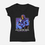 Eternia's Coffee Break-Womens-V-Neck-Tee-hirolabs