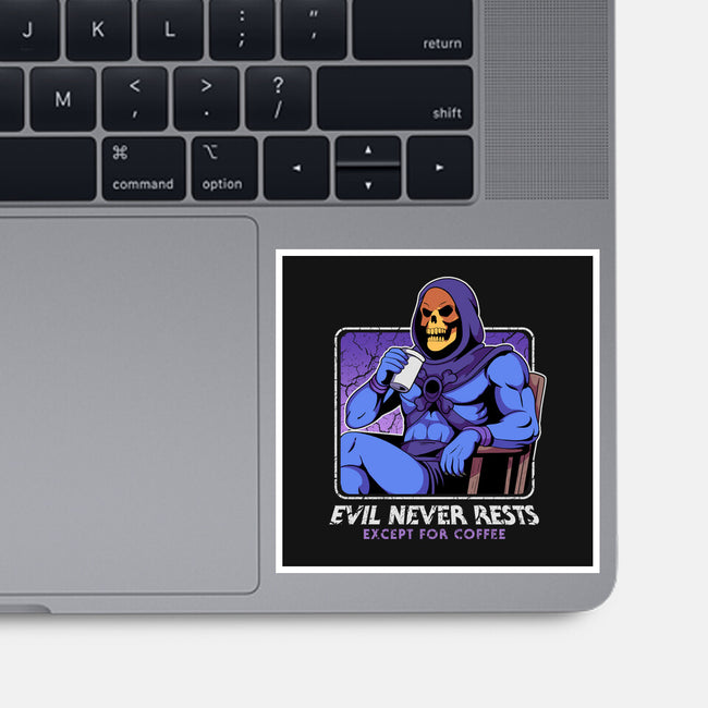 Eternia's Coffee Break-None-Glossy-Sticker-hirolabs