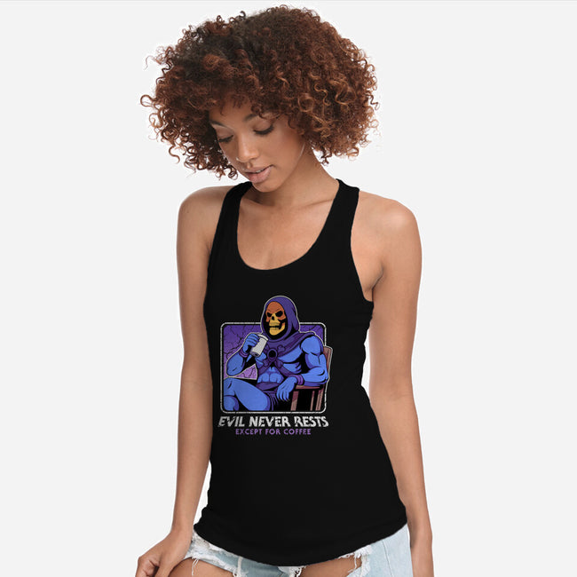 Eternia's Coffee Break-Womens-Racerback-Tank-hirolabs