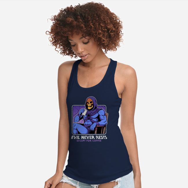 Eternia's Coffee Break-Womens-Racerback-Tank-hirolabs