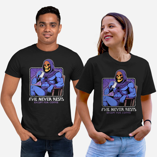 Eternia's Coffee Break-Unisex-Basic-Tee-hirolabs