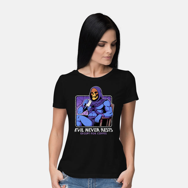 Eternia's Coffee Break-Womens-Basic-Tee-hirolabs