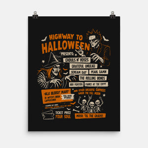 Highway To Halloween-None-Matte-Poster-eduely