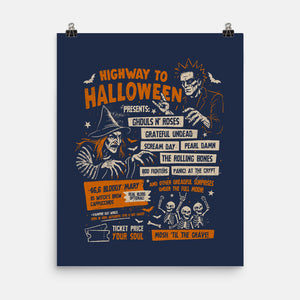 Highway To Halloween-None-Matte-Poster-eduely