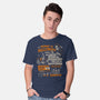 Highway To Halloween-Mens-Basic-Tee-eduely