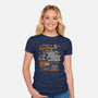 Highway To Halloween-Womens-Fitted-Tee-eduely