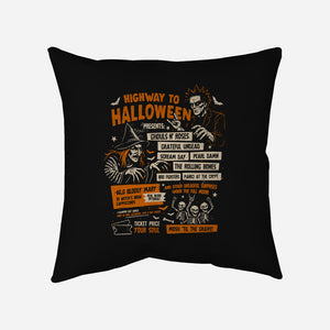 Highway To Halloween-None-Removable Cover w Insert-Throw Pillow-eduely