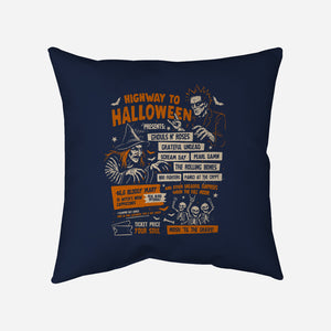 Highway To Halloween-None-Removable Cover w Insert-Throw Pillow-eduely