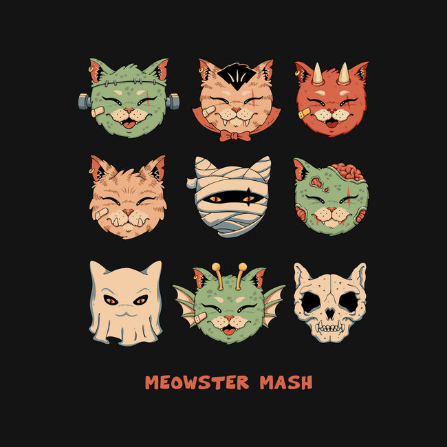 Meowster Mash-Youth-Crew Neck-Sweatshirt-vp021