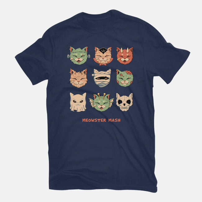 Meowster Mash-Mens-Basic-Tee-vp021