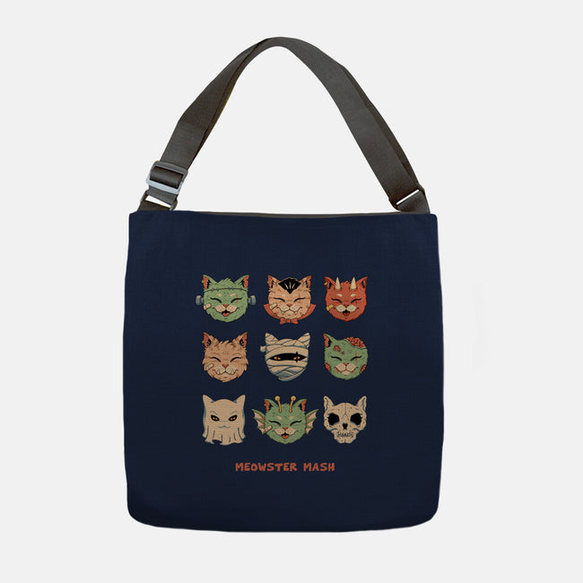 Meowster Mash-None-Adjustable Tote-Bag-vp021