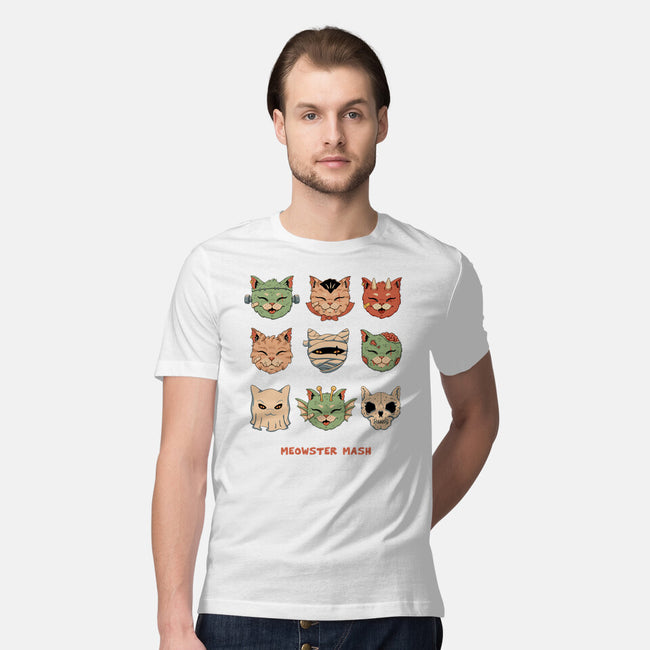 Meowster Mash-Mens-Premium-Tee-vp021