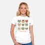 Meowster Mash-Womens-Fitted-Tee-vp021