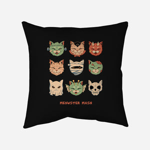 Meowster Mash-None-Removable Cover w Insert-Throw Pillow-vp021