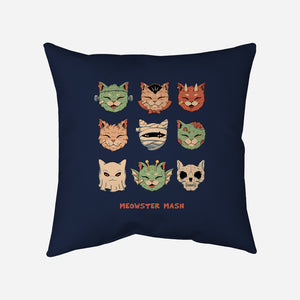 Meowster Mash-None-Removable Cover w Insert-Throw Pillow-vp021