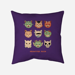 Meowster Mash-None-Removable Cover w Insert-Throw Pillow-vp021