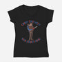 Groovy Book-Womens-V-Neck-Tee-Getsousa!