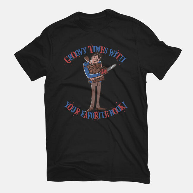 Groovy Book-Mens-Basic-Tee-Getsousa!