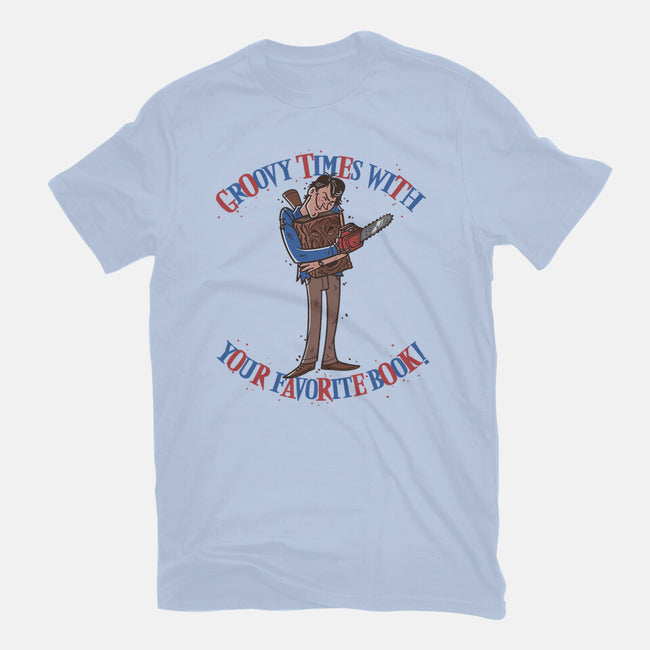 Groovy Book-Womens-Fitted-Tee-Getsousa!