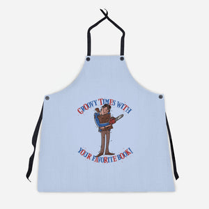 Groovy Book-Unisex-Kitchen-Apron-Getsousa!