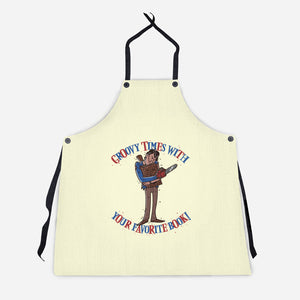 Groovy Book-Unisex-Kitchen-Apron-Getsousa!
