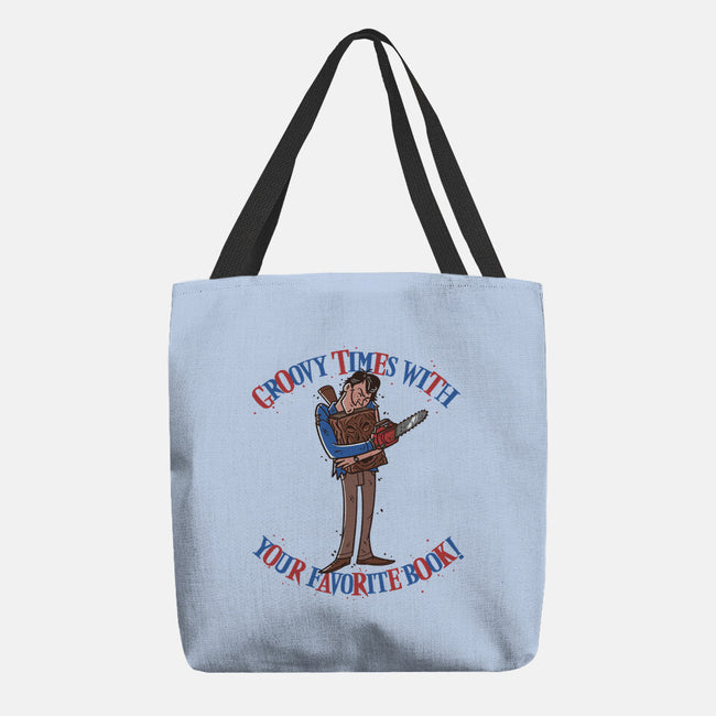 Groovy Book-None-Basic Tote-Bag-Getsousa!