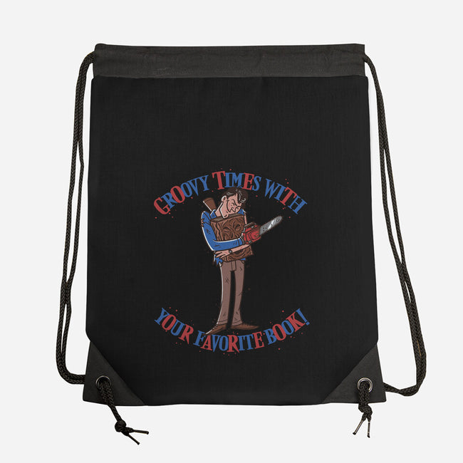 Groovy Book-None-Drawstring-Bag-Getsousa!