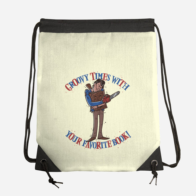 Groovy Book-None-Drawstring-Bag-Getsousa!