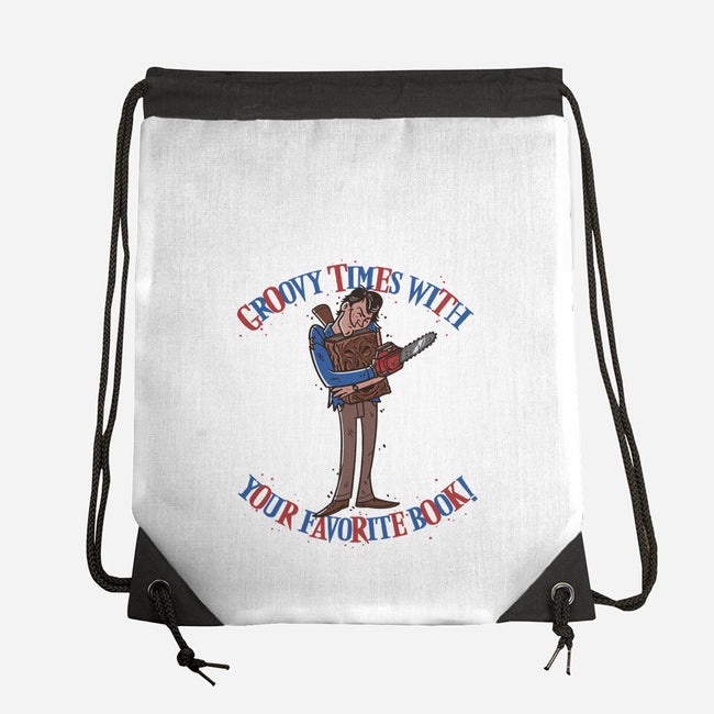 Groovy Book-None-Drawstring-Bag-Getsousa!