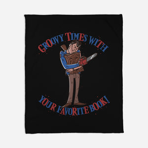 Groovy Book-None-Fleece-Blanket-Getsousa!