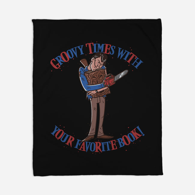 Groovy Book-None-Fleece-Blanket-Getsousa!