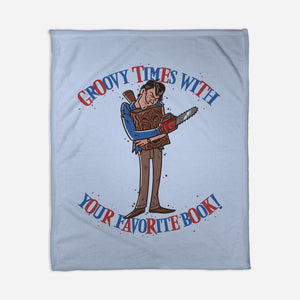 Groovy Book-None-Fleece-Blanket-Getsousa!
