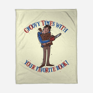 Groovy Book-None-Fleece-Blanket-Getsousa!
