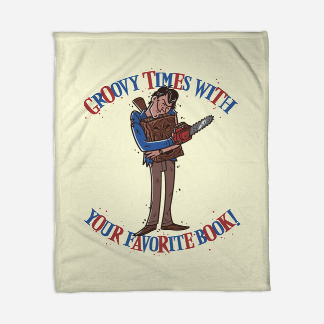 Groovy Book-None-Fleece-Blanket-Getsousa!