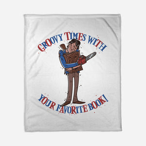 Groovy Book-None-Fleece-Blanket-Getsousa!
