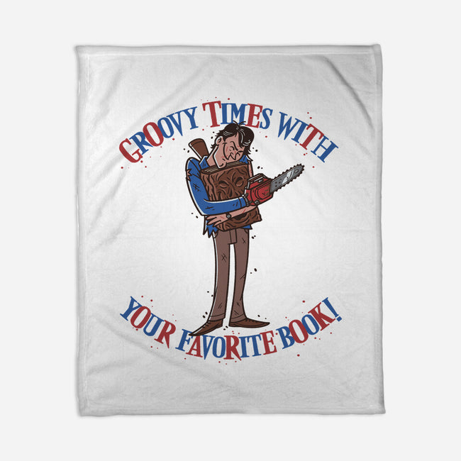 Groovy Book-None-Fleece-Blanket-Getsousa!