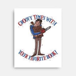 Groovy Book-None-Stretched-Canvas-Getsousa!