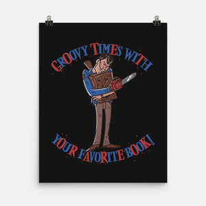 Groovy Book-None-Matte-Poster-Getsousa!