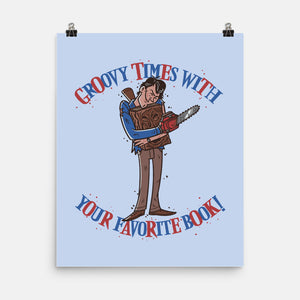 Groovy Book-None-Matte-Poster-Getsousa!