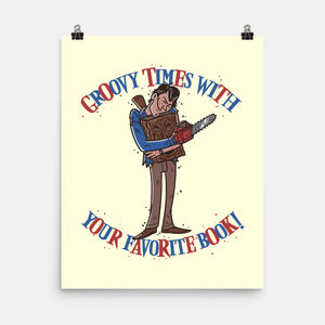 Groovy Book-None-Matte-Poster-Getsousa!