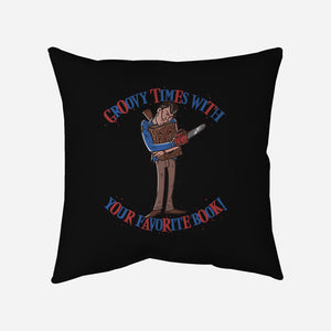 Groovy Book-None-Removable Cover w Insert-Throw Pillow-Getsousa!