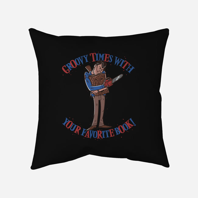 Groovy Book-None-Removable Cover w Insert-Throw Pillow-Getsousa!