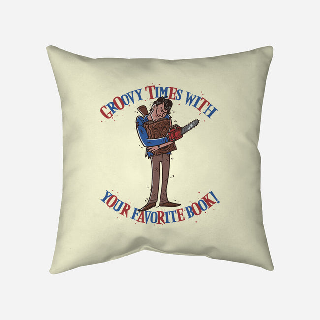 Groovy Book-None-Removable Cover w Insert-Throw Pillow-Getsousa!