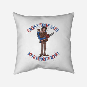 Groovy Book-None-Removable Cover w Insert-Throw Pillow-Getsousa!