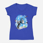 Japan Pop Overload-Womens-V-Neck-Tee-kharmazero